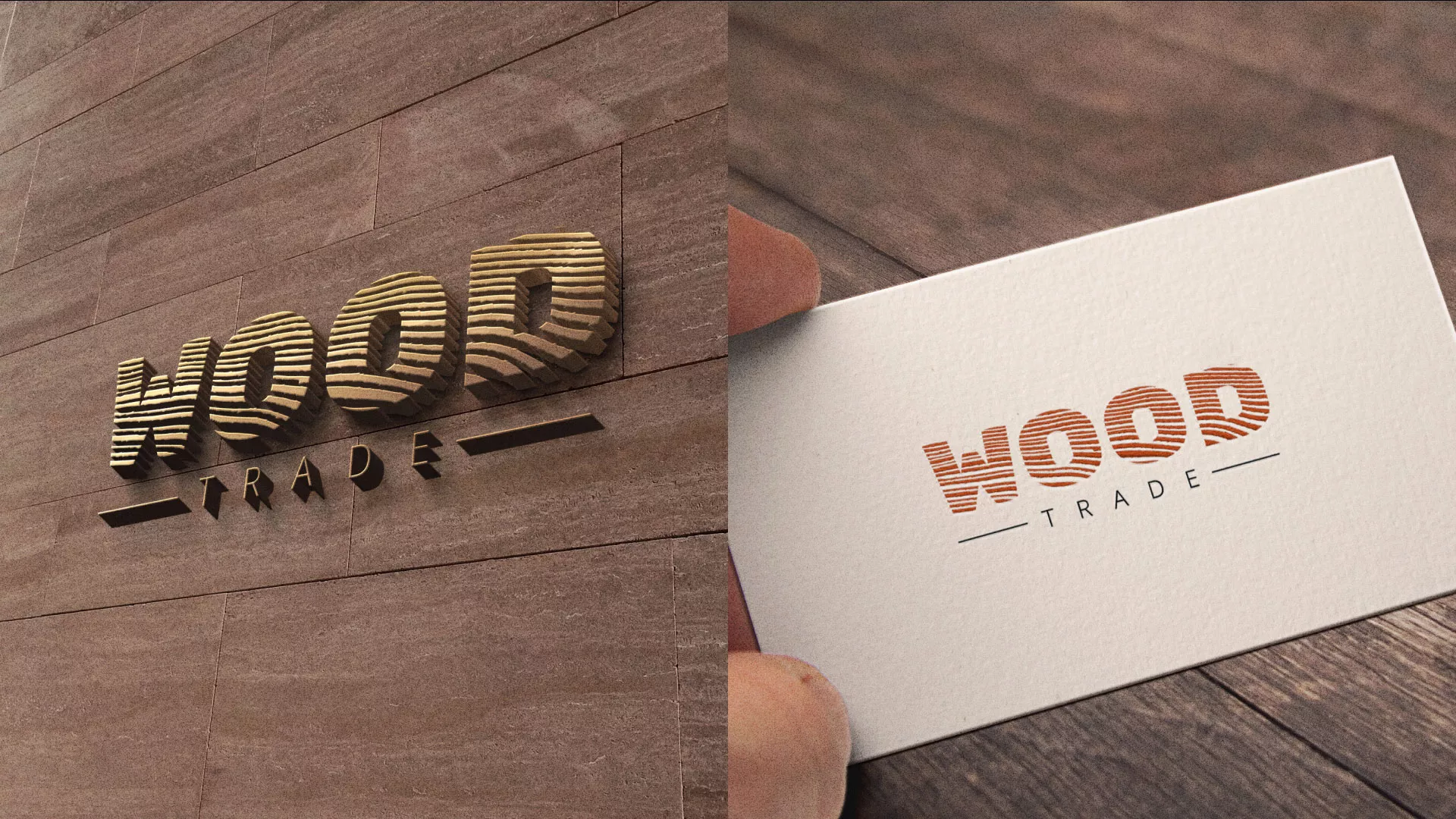 Разработка логотипа для компании «Wood Trade» в Менделеевске