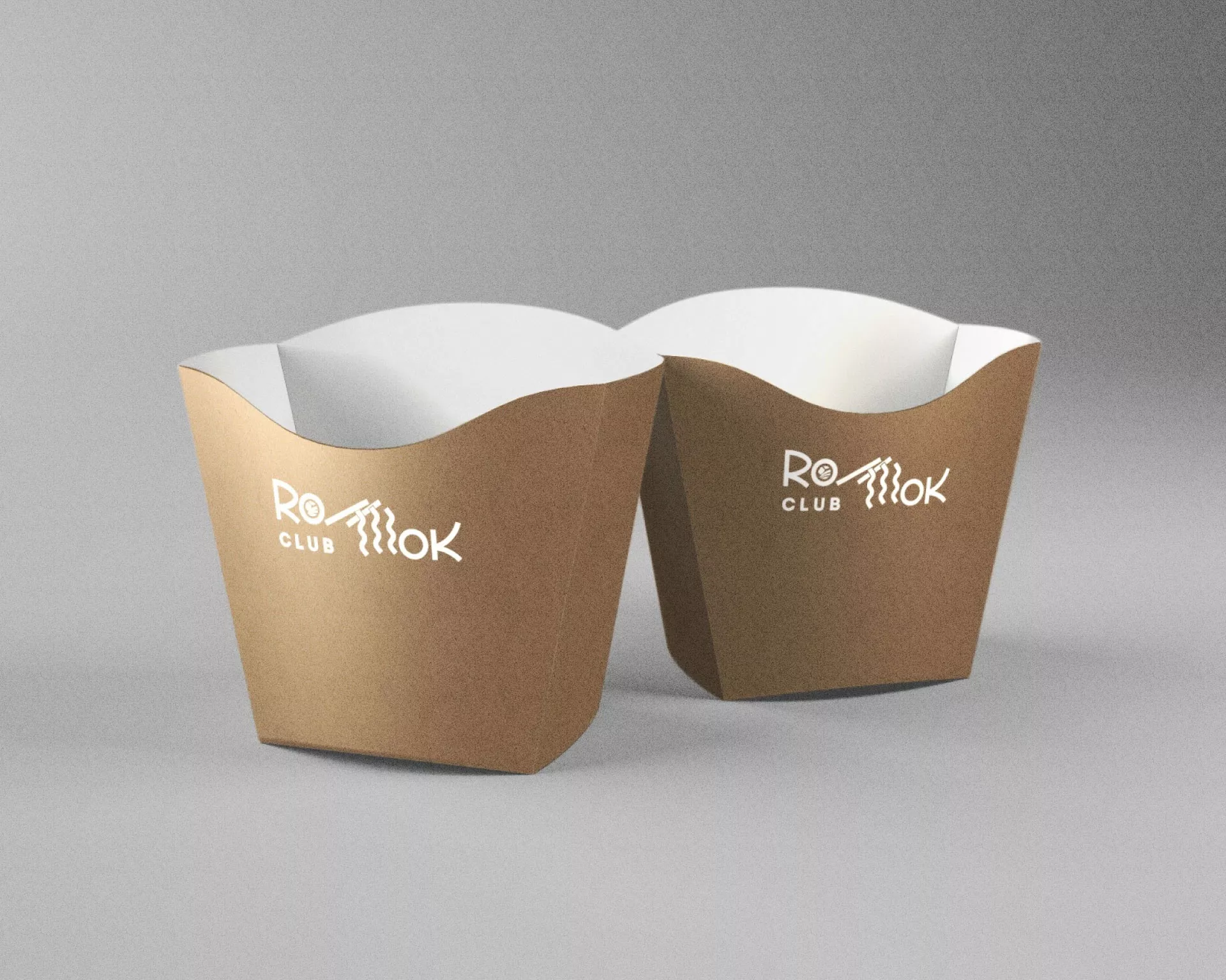 Создание дизайна упаковки суши-бара «Roll Wok Club» в Менделеевске